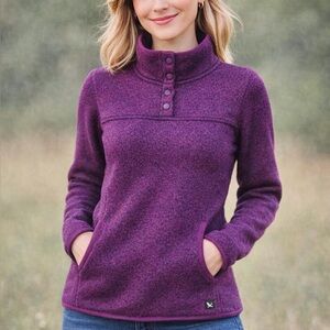 Women’s Eddie Bauer Purple Pullover Sweater